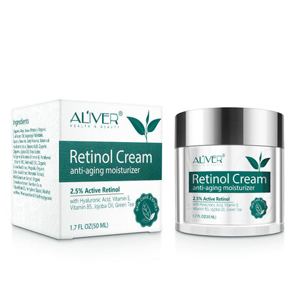 Crema antiarrugas y antienvejecimiento con retinol ALIVER