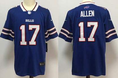 Buffalo Bills NFL Jersey - Coleman Jersey, Allen Jersey, Diggs Jersey