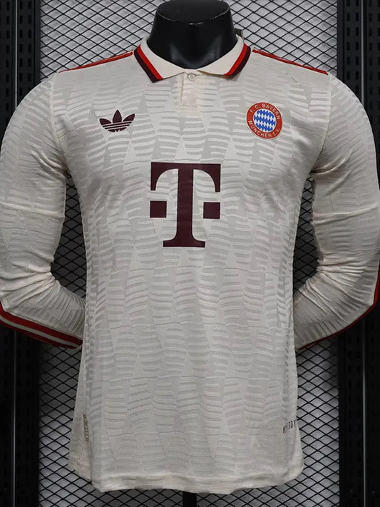 2024-25 Bayern Third Long Sleeve Player Version Soccer Jersey