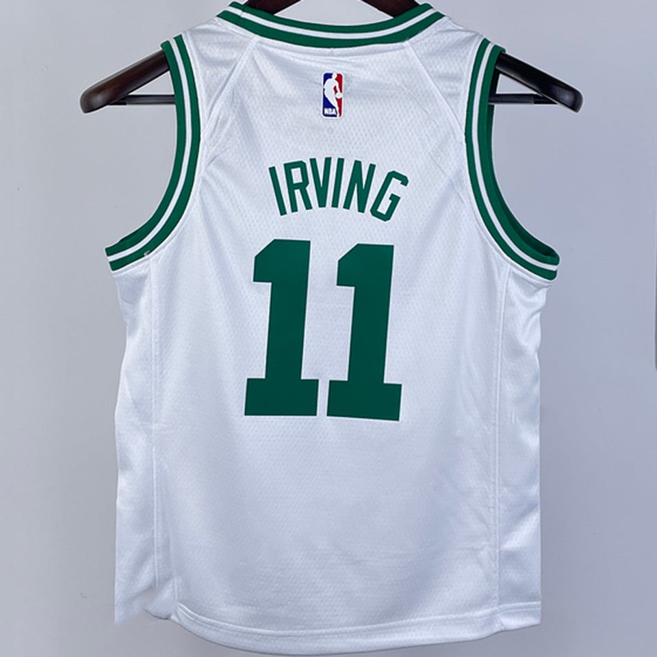 Boston Celtics IRVING #11 White Kids NBA Jersey