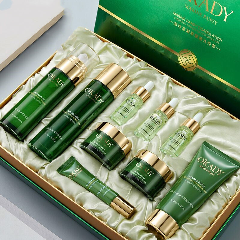 OKADY Herbal Skin Care Product Set - Water Lotion Moisturizer Full Set