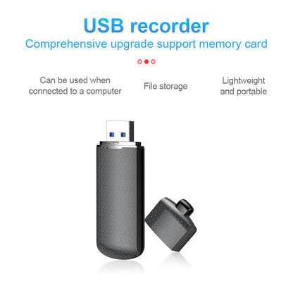 USB Disk Encrypted Audio Recorder with High Resolution Noise Reduction Rechargeable