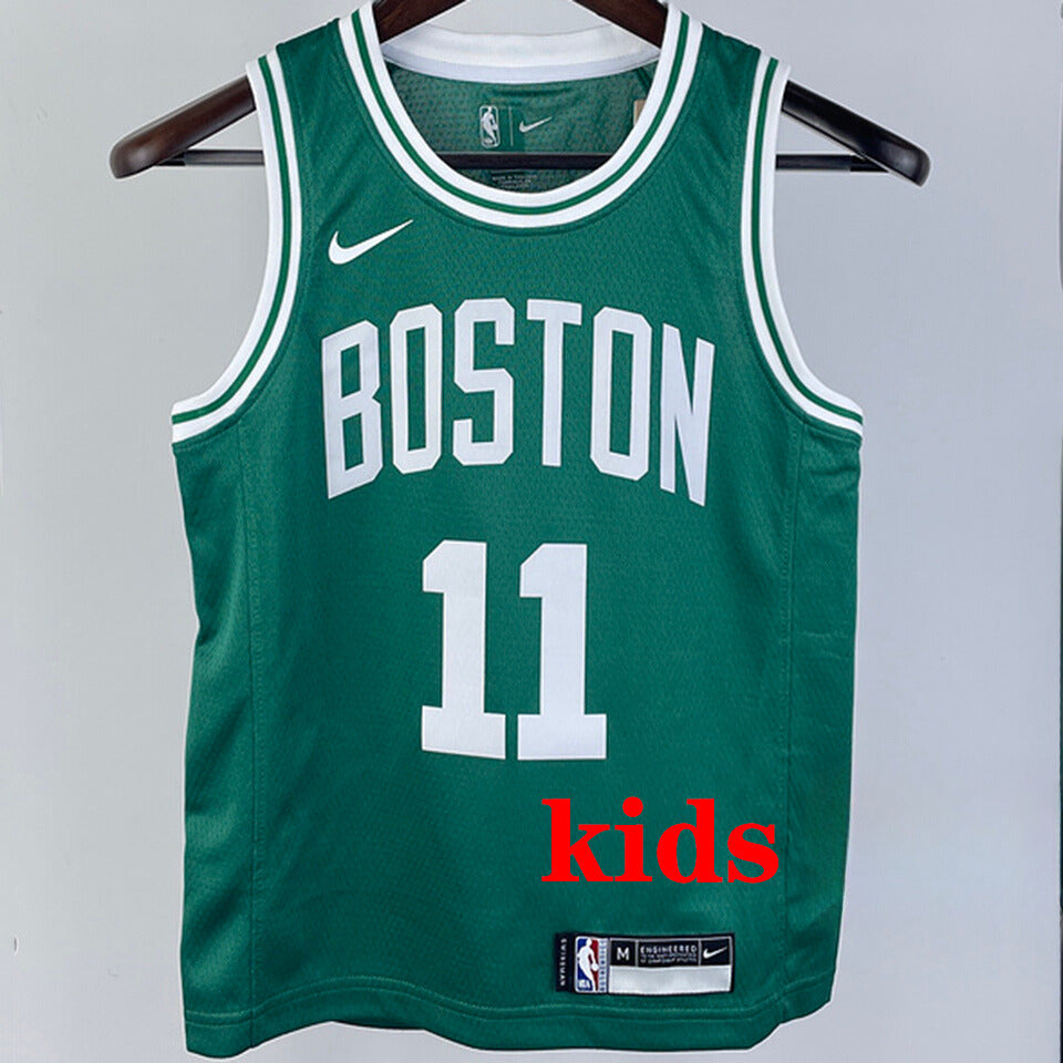 Celtics IRVING #11 Green Kids NBA Jersey