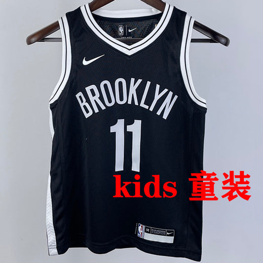 Brooklyn Nets IRVING #11 Bkacl Kids NBA Jersey