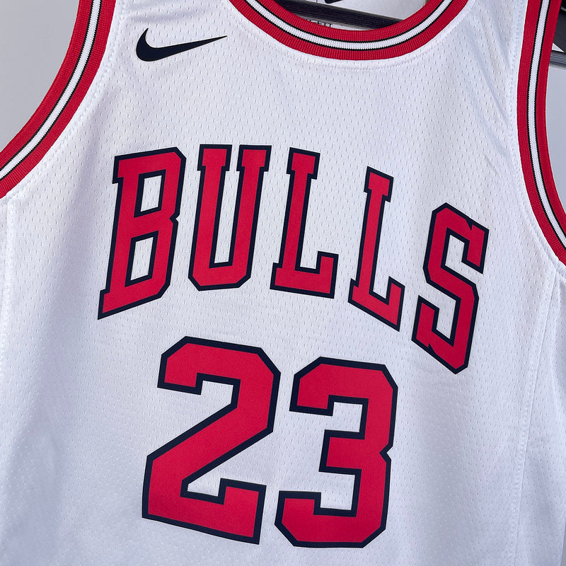 Chicago Bulls JORDAN #23 White Kids NBA Jersey