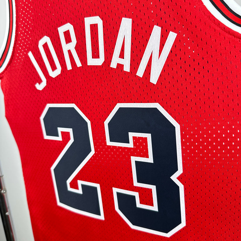 1984/1985 Bulls JORDAN #23 Red Retro NBA Jerseys