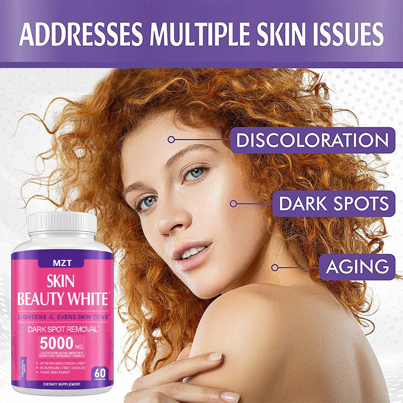 Translucent Skin Brightening Capsules - Evens Skin Tone, Reduces Dark Spots, Renews and Protects Skin