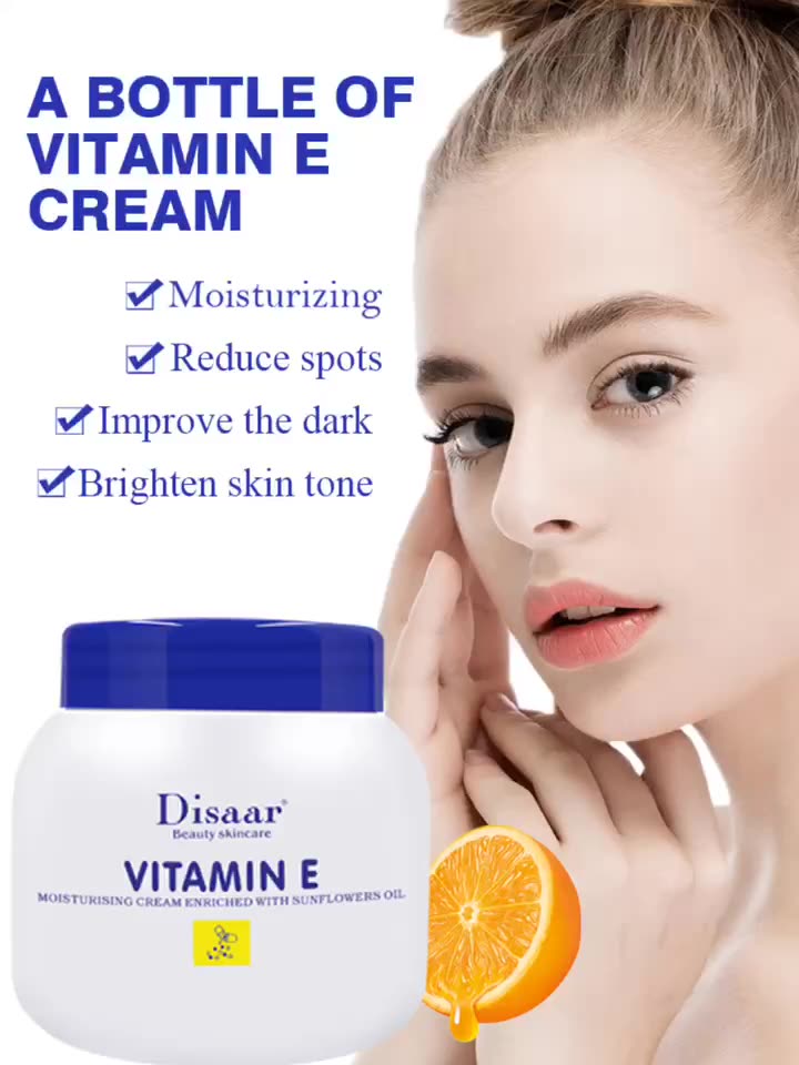 Crema hidratante con vitamina E DISAAR enriquecida con aceite de girasol 250 ml