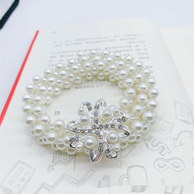 Elegant Design White Pearl Waist Chain