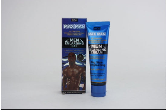 Crema reafirmante y espesante con nueva fórmula para mejorar el rendimiento masculino MAX MAN