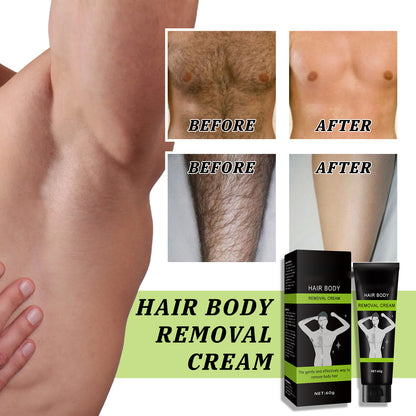 MERETH Men's Full Body Hair Removal Cream - Clean Epilation for Underarms and Other Areas