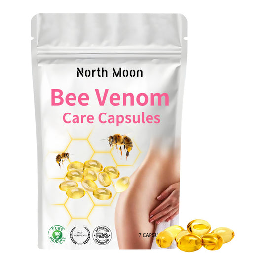 NORTH MOON Bee Venom Extract 100% Natural Women's Intimate Area Tightening and Moisturizing Care Capsules