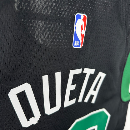 2025 Celtics QUETA #88 Black NBA Jerseys