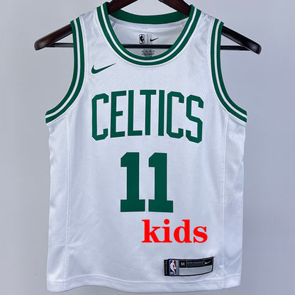 Boston Celtics IRVING #11 White Kids NBA Jersey