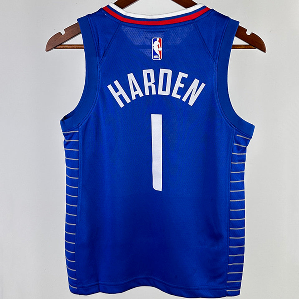 Clippers HARDEN #1 Blue Kids NBA Jersey