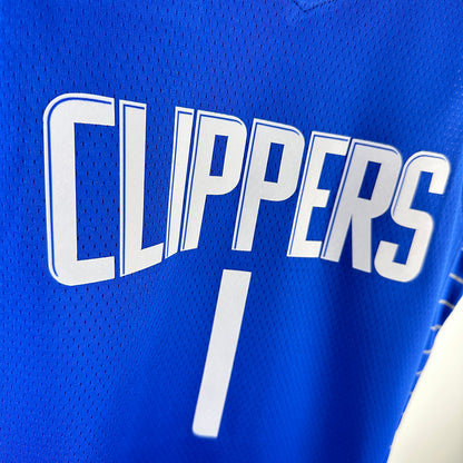 Clippers HARDEN #1 Blue Kids NBA Jersey