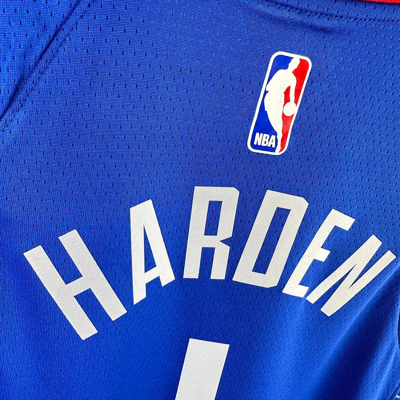 Clippers HARDEN #1 Blue Kids NBA Jersey