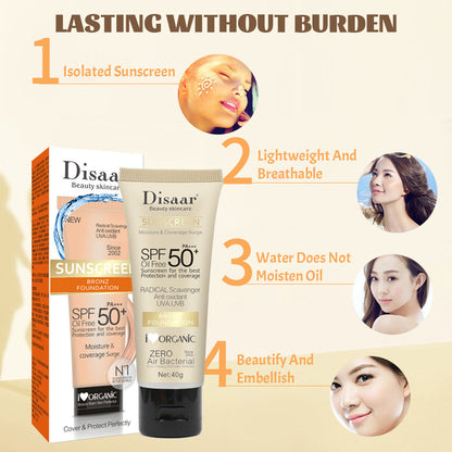 DİSAAR 4D Sunscreen Water Resistant Moisturizing Sunscreen For Sensitive Skin SPF: 50+ PA+++