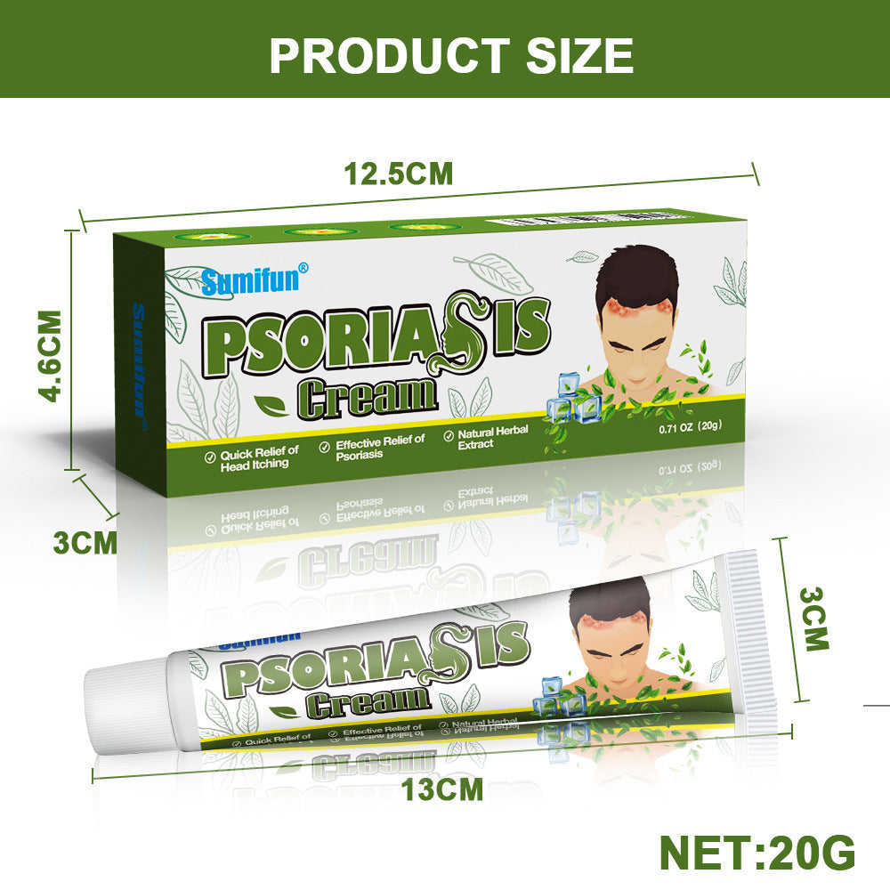 SUMIFUN Psoriasis Plaster & Ringworm King Skin Itch Relief Cream for External Use - Hair Loss and Psoriasis Cream