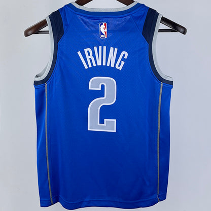 Dallas Mavericks IRVING #2 Blue Kids NBA Jersey