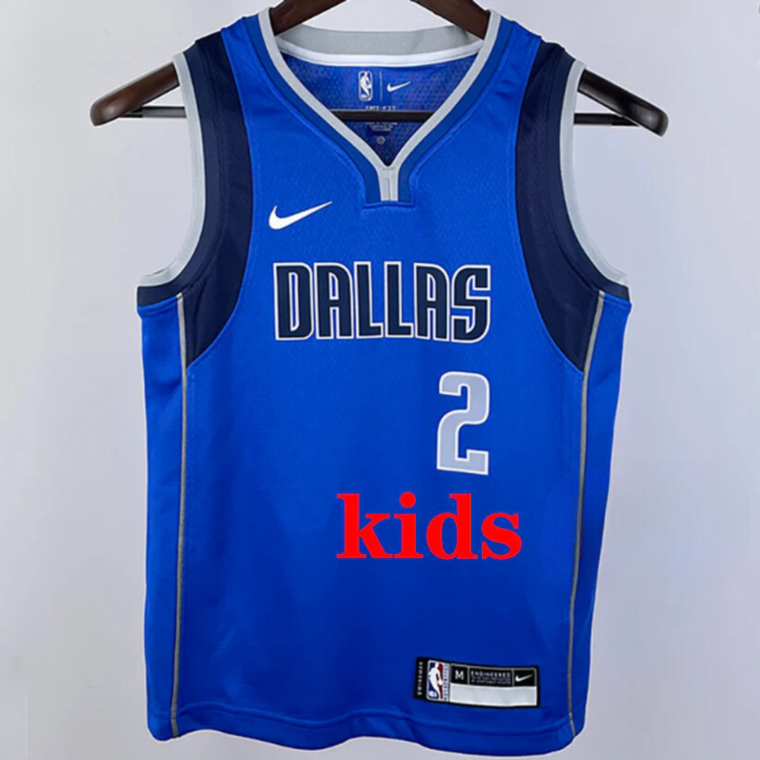 Dallas Mavericks IRVING #2 Blue Kids NBA Jersey