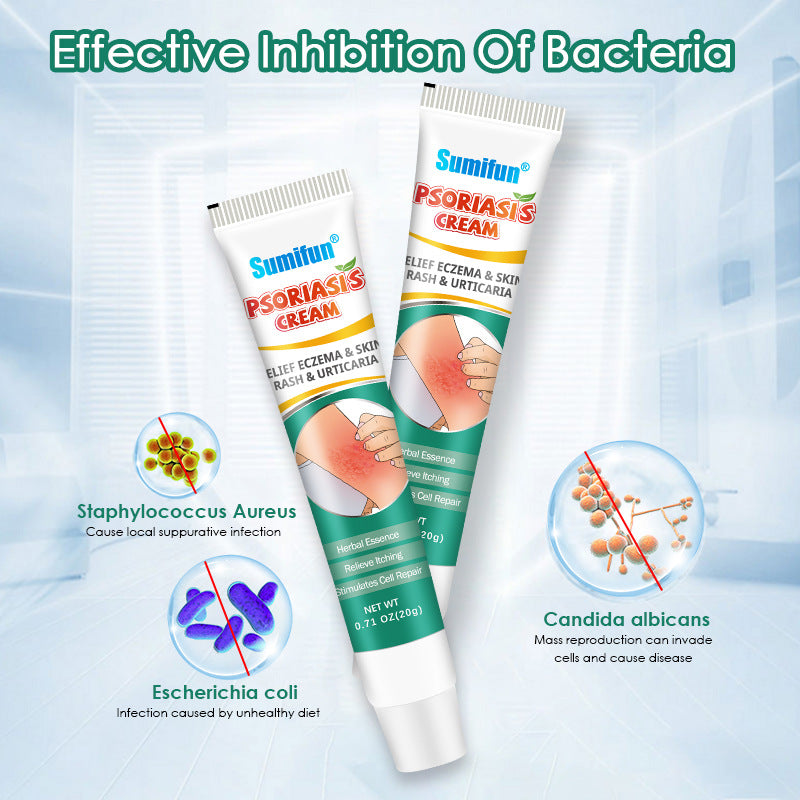 SUMIFUN Psoriasis and Dermatitis Eczema Cream - Bacteria and Itch Relief