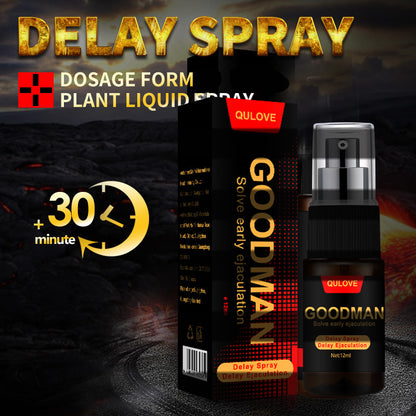 QULOVE Spray sexual retardante para hombres: 30 minutos de retardo: compre 3 y pague 2