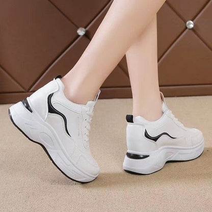 Round Toe High-Top Stylish Women's Sneakers