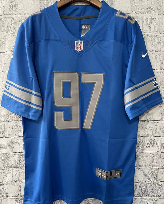 Men's Detroit Lions HUTCHINSON # 97 Orange NFL Jersey