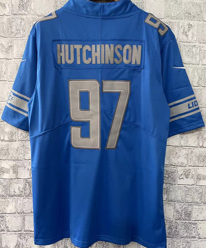 Men's Detroit Lions HUTCHINSON # 97 Orange NFL Jersey