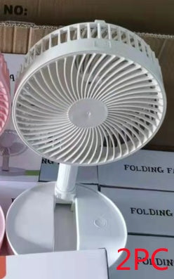 USB Şarj Taşınabilir Mini Fan Çok Fonksiyonlu Yer ve Masa Vantilatörü