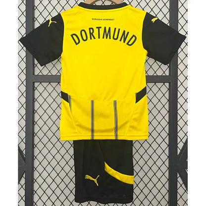 2024-25 B. Dortmund Home Kids Soccer Jersey Suit