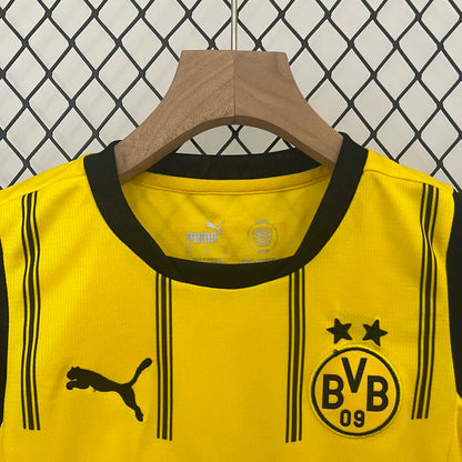 2024-25 B. Dortmund Home Kids Soccer Jersey Suit