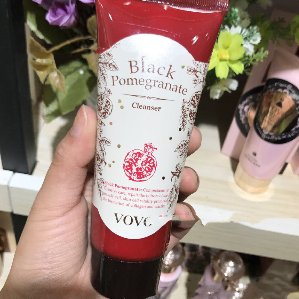 VOVO BLACK Pomegranate Moisturizing & Softening Skincare - Pomegranate Juice, Pomegranate Milk, Pomegranate Cream, Pomegranate Serum, Pomegranate Eye Cream, Pomegranate Cleanser