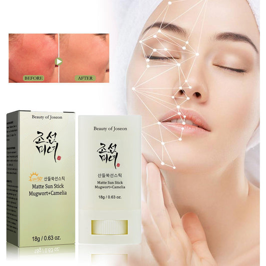 BEAUTY OF JOSEON Korean UV Protection Moisturizing Repair Face Skin Protector Stick Sun Cream SPF50+ PA+++ - Beauty of Joseon Matte Sun Stick: Mugwort + Camelia SPF 50+ PA++++