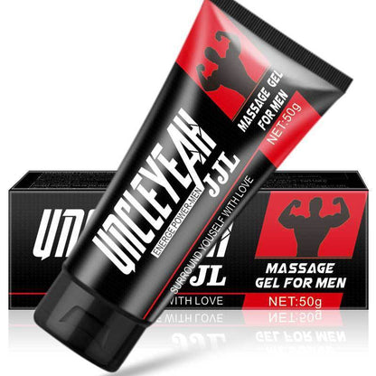 UNCLEYEAH JJL - Gel de masaje fortalecedor, engrosador, agrandador y potenciador para hombres, 50 g