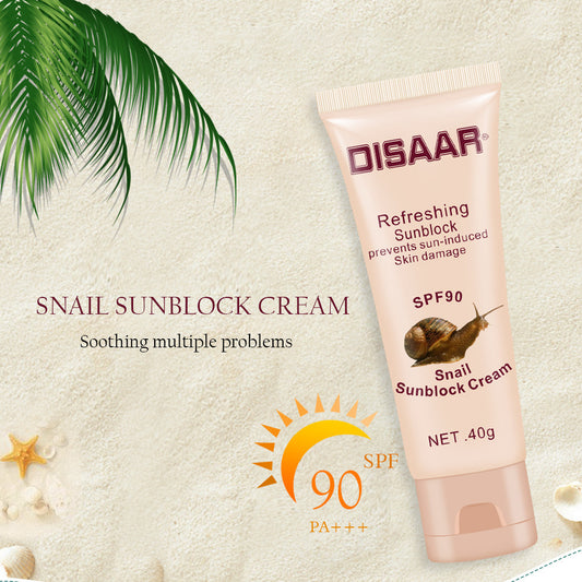 DISAAR Waterproof Concealer Anti-Sweat Anti-Aging Sunscreen Lotion Cream for Sensitive Skin SPF 90+ PA++++