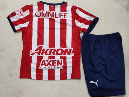 2024-25 Chivas Home Kids Soccer Jersey