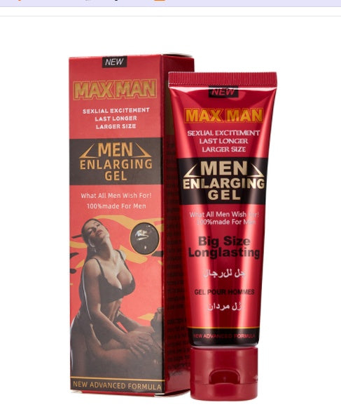 Crema reafirmante y espesante con nueva fórmula para mejorar el rendimiento masculino MAX MAN