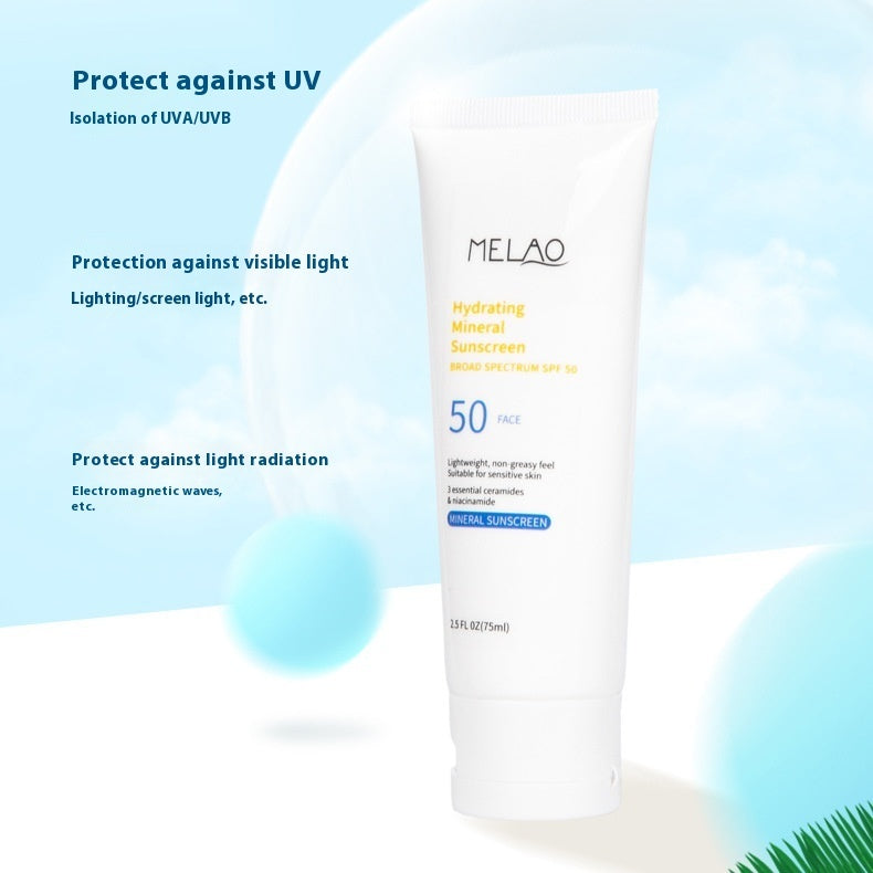 MELAO Neuronicotinamide Full Face Spray UV Resistant Refreshing Sensitive Skin SPF: 50+ Sunscreen 75 ml