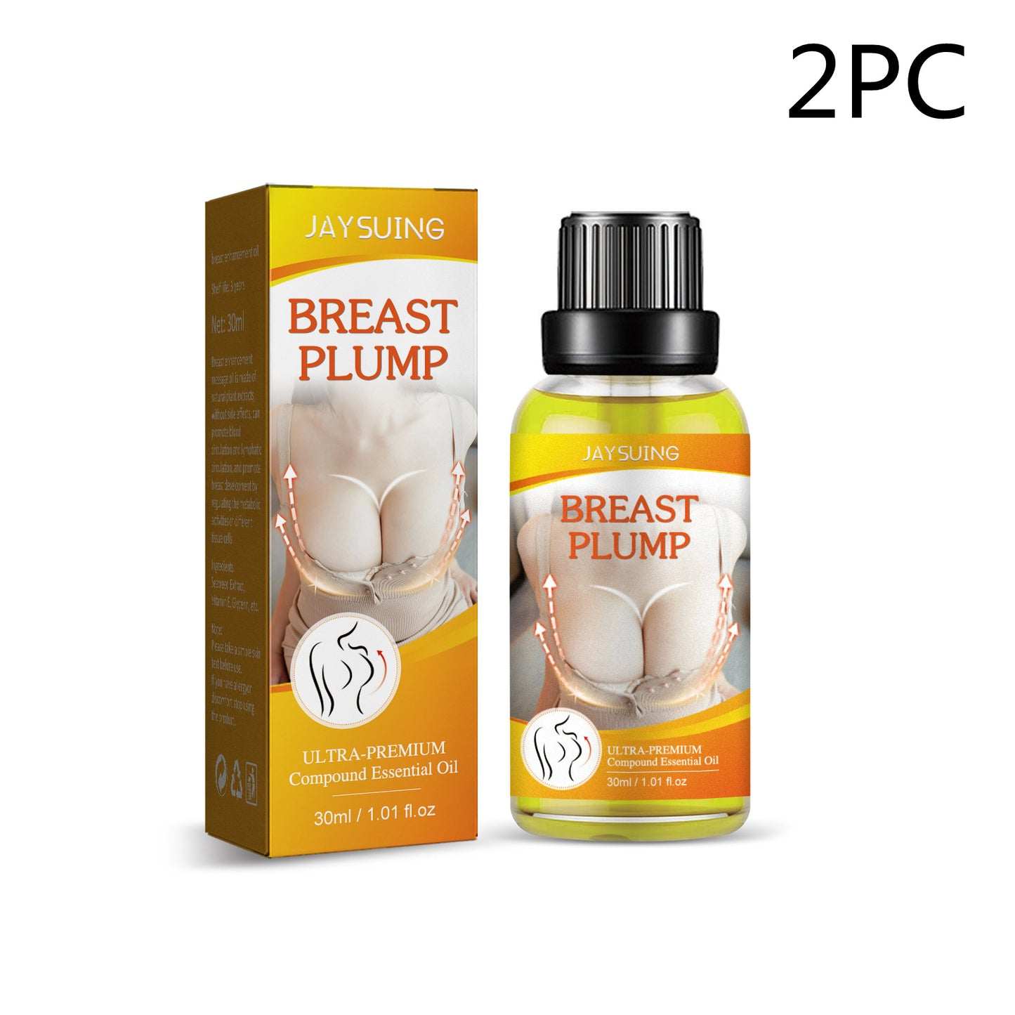 Aceite esencial compuesto ultra premium para dar volumen a los senos de AYSUING: compre 3 y pague 2