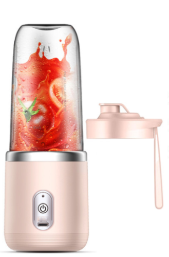 6 Bıçaklı Taşınabilir Blender-Mini Meyve Sıkacağı Bardağı Smoothie USB Şarjlı