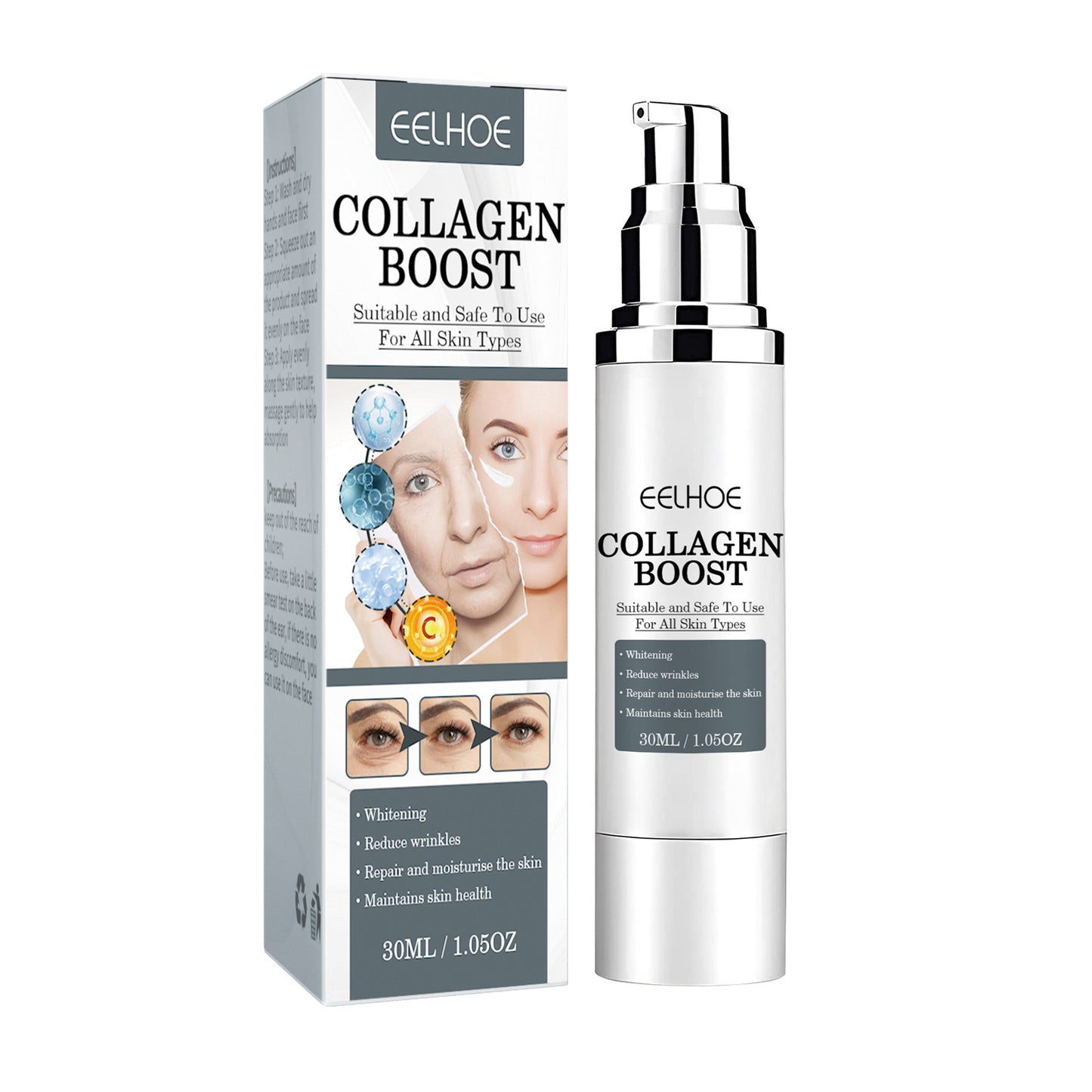 EELHOE Intensive Collagen Wrinkle Remover and Skin Plumping Cream