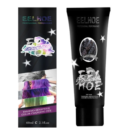 EELHOE Heat-Sensitive Color-Changing Temporary Hair Dye - Yellow in Cold, Green in Warm Temperatures