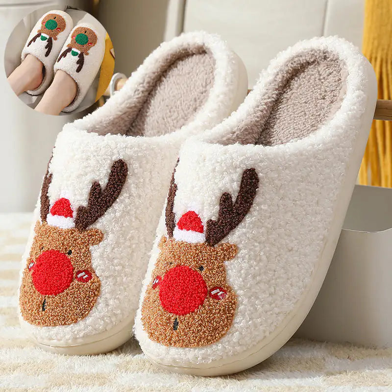 Pantuflas suaves y acogedoras de alce