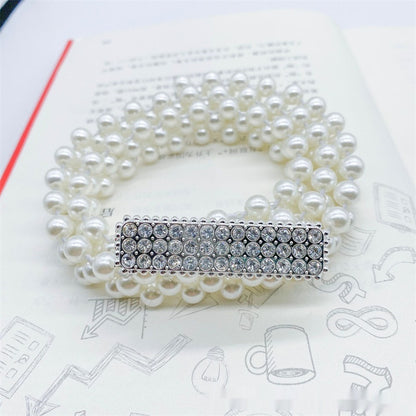 Elegant Design White Pearl Waist Chain