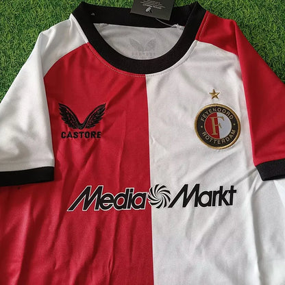 2024-25 Feyenoord Home Kids Soccer Jersey Suit