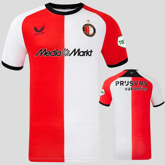 2024-25 Feyenoord Home Fans Soccer Jersey