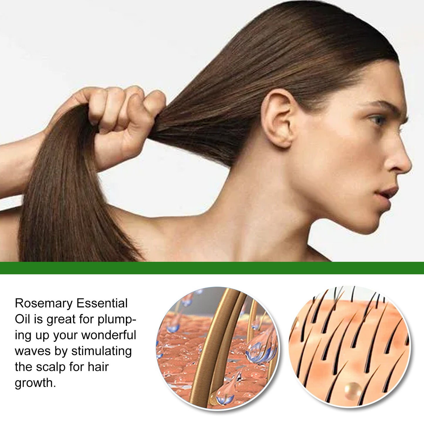 EELHOE Rosemary Hair Care Essential Oil - Hair Growth Enhancer & Anti-Hair Loss Treatment, Nourishing Scalp and Roots