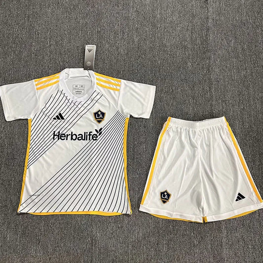 2024-25 LA Galaxy Home Kids Soccer Jersey Suit